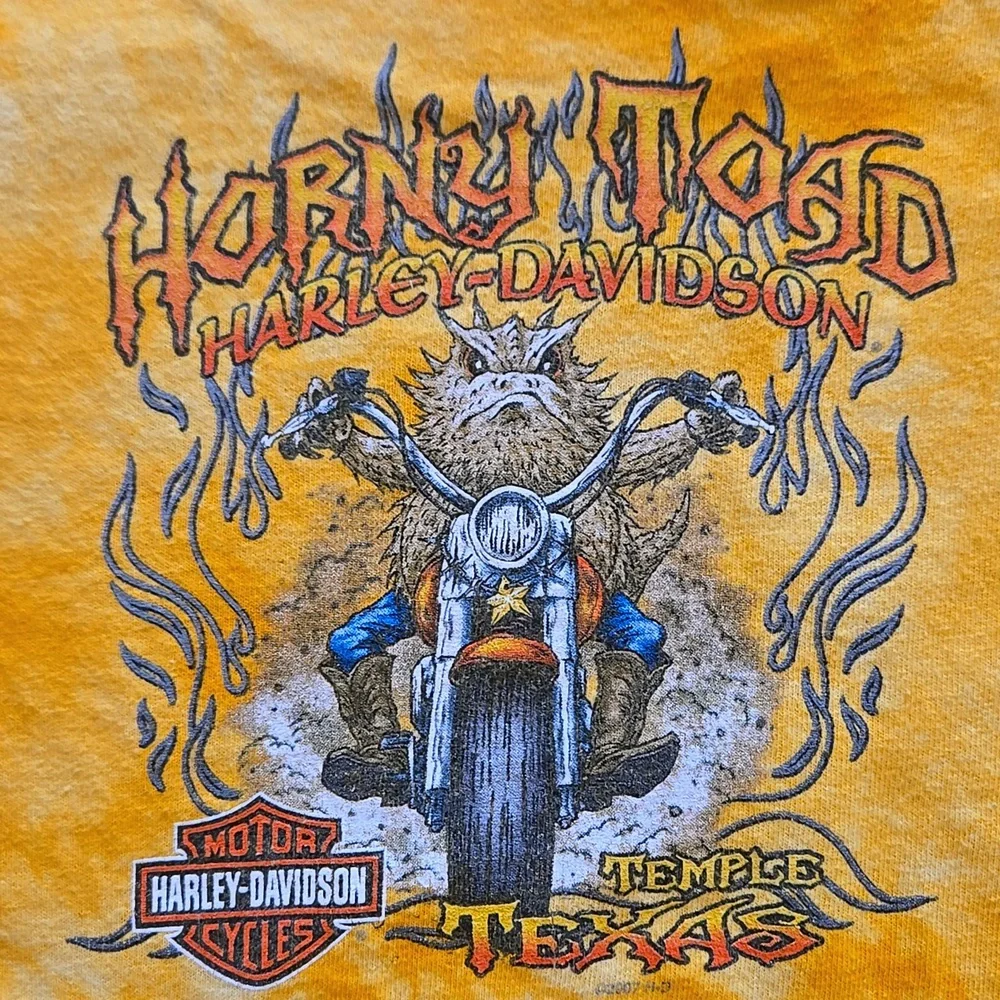 Harley Davidson Kids  Horny Toad  T Shirt Sz S - Picture 6 of 7